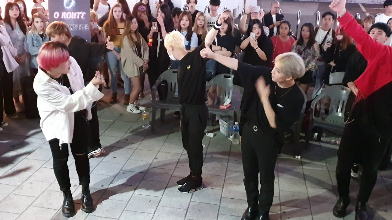 킹덤즈(Kingdoms)/Get Cool-스트레이키즈(Stray Kids) 190612 홍대(HongDae) Busking  직캠