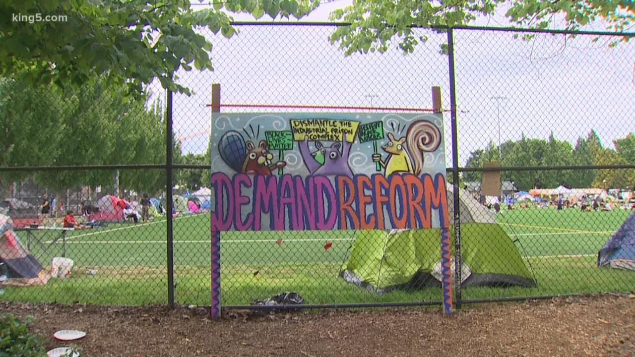 'CHOP' organizers ask demonstrators to pack up tents and leave park