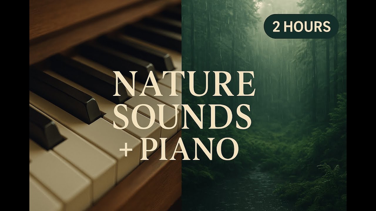 🌿 Deep Focus Piano Music with Nature Sounds | Study, Work, Stress Relief Jazz & Lo-Fi