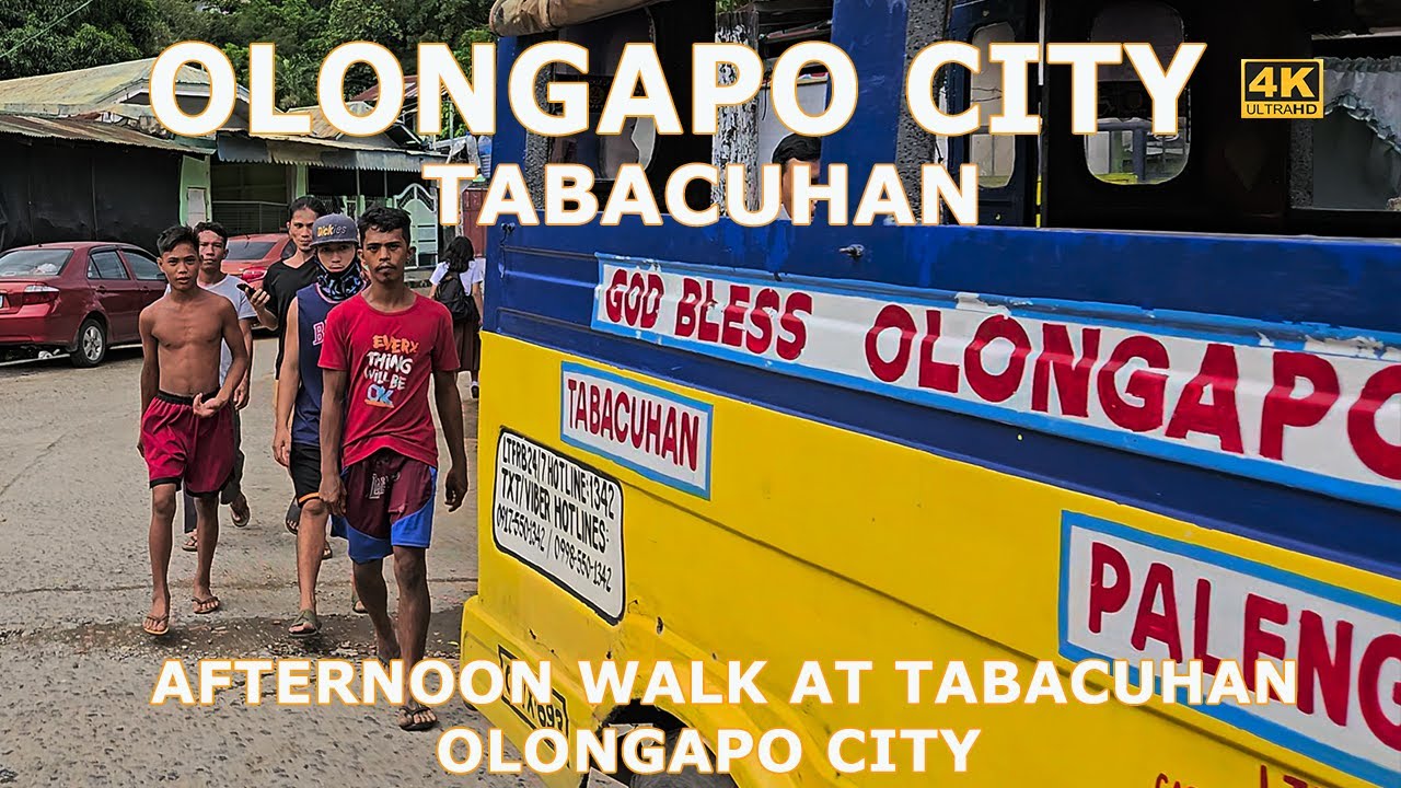 TABACUHAN OLONGAPO CITY [4K HDR] WALK TOUR