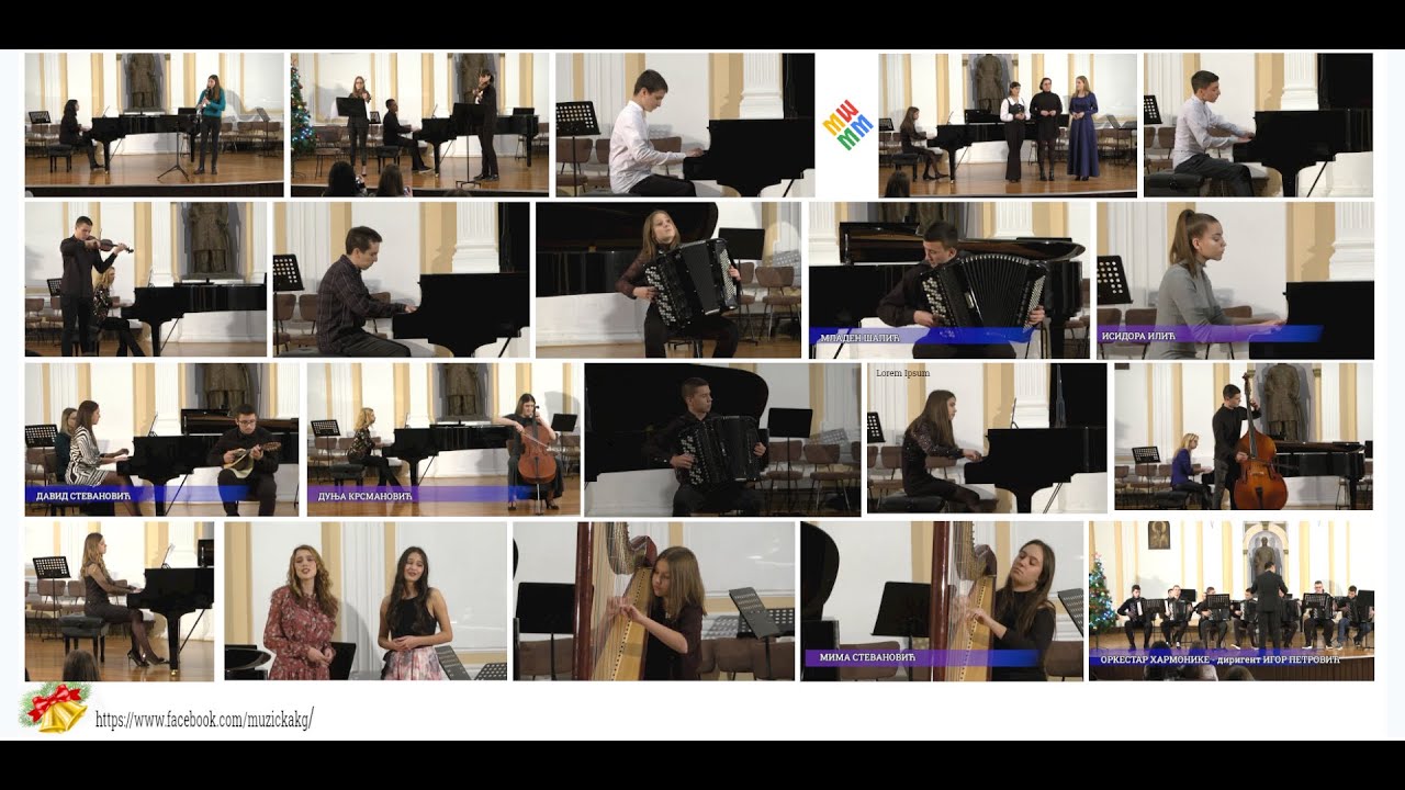 Koncert učenika srednje muzičke škole - 21.  decembar  2021.