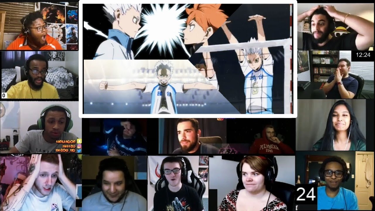 [Hinata meets Hoshiumi] Haikyuu!! To the top Season 4 episode 12 || Reaction Mashup