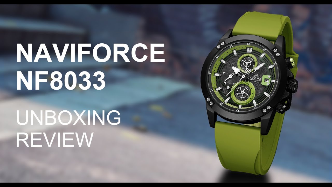 Unboxing Review |Naviforce Watch NF8033 New ArrivalQuartz Chronoaraph Movement Latest Design