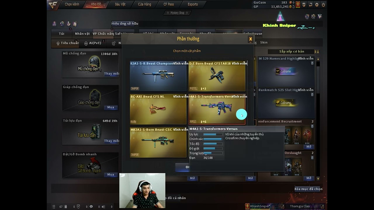 Rương Esport Select Box Có Gì Bên Trong ? #độtkích #cfvn