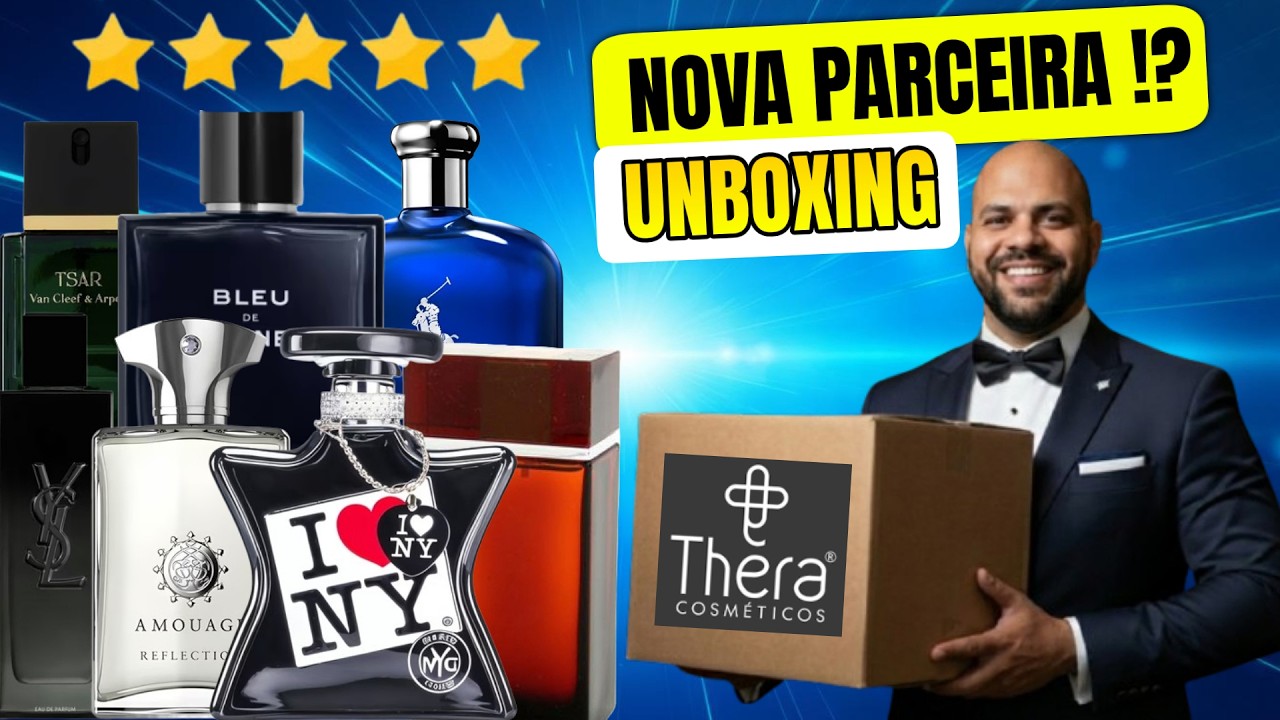 UNBOXING THERA COSMÉTICOS NOVA PARCEIRA DO CANAL !?