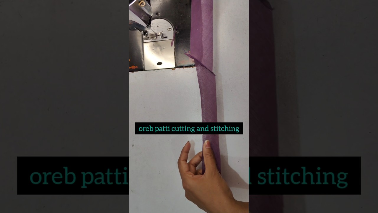 oreb patti cutting and stitching kaise kare ✅ 💫#viralshort #neckpatti #blouse #newsongviral #paiping