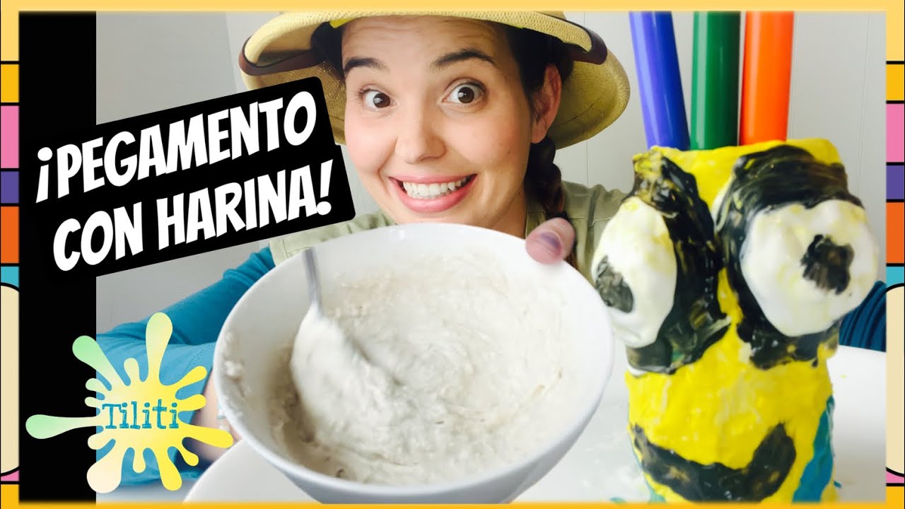 Aventura & Manualidad - COMO HACER PEGAMENTO CON HARINA & PORTALAPICES DE CARTON