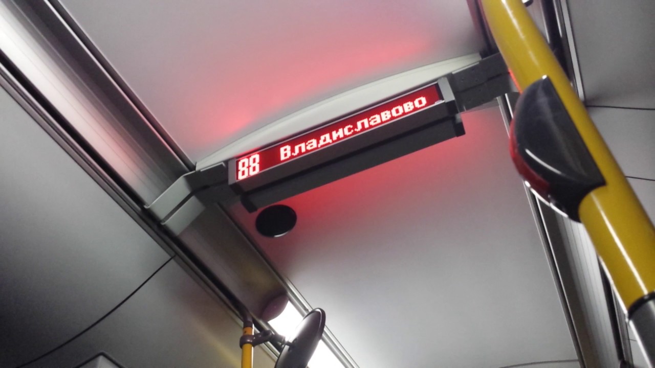 Škoda 26tr Solaris /323/ - SiMS LED диспей показващ маршрута