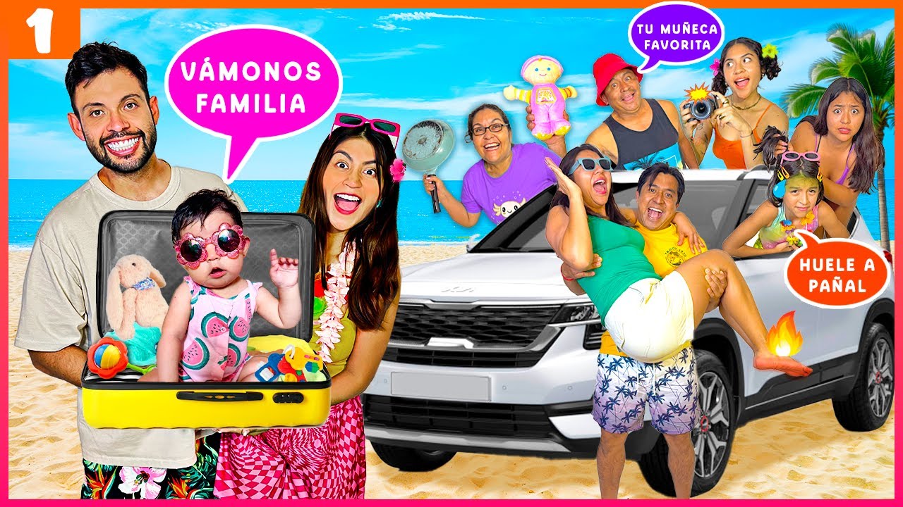 01-🚗 👶🏻 ¡NOS VAMOS AL VERANO MERLIN! con BEBÉ EN PAÑALES 🥹 🏖️