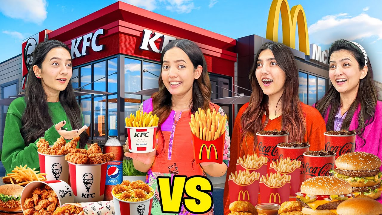 KFC vs McDonald’s Menu🍔|Which One Is Cheapest?🤑|Gym Ky Washroom Mein Locked😰😱|Sistrology