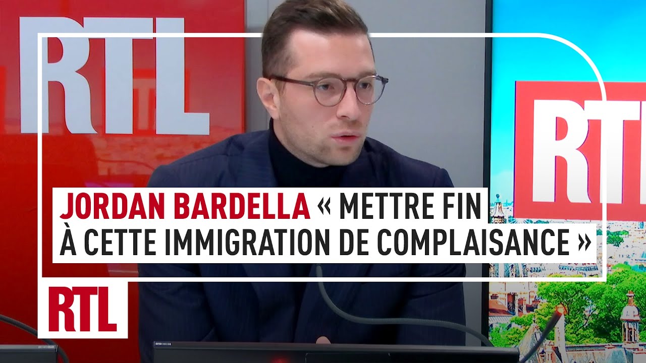 Le RN et l'accord franco-alg&eacute;rien : Jordan Bardella invit&eacute; de Thomas Sotto sur RTL
