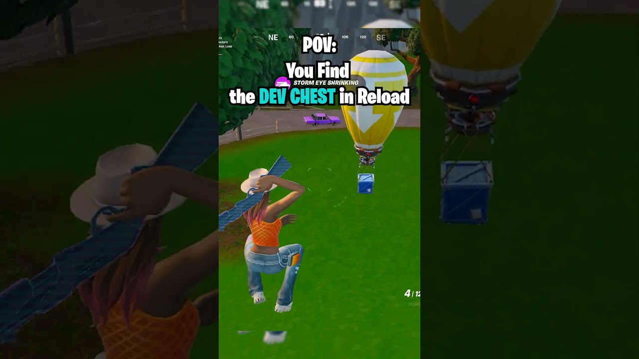 POV: You find the DEV CHEST in Reload! #fortnite #fnmemes #fortnitememes #gaming