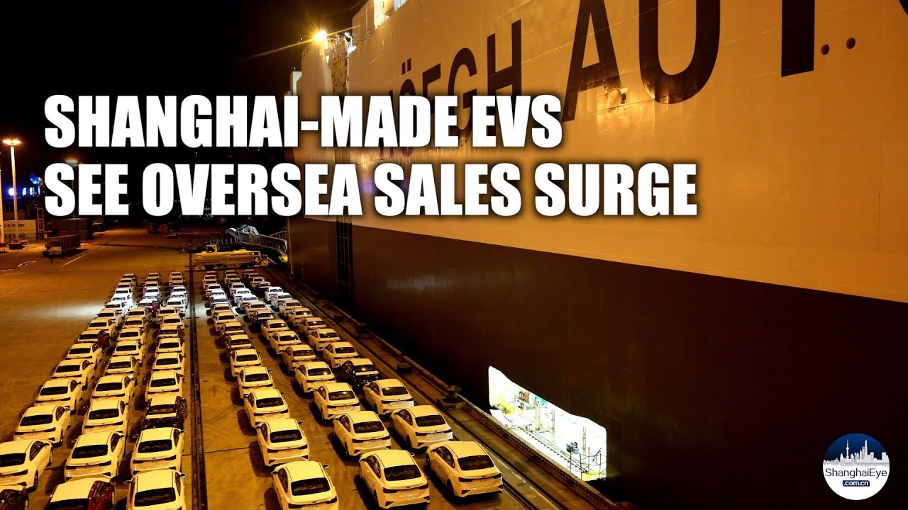 Shanghai-made SAIC EVs win record high of global sales at 130,000