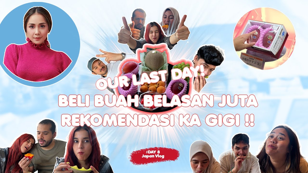 beli buah belasan juta rekomendasi Jerome & Ka Nagita - hari terakhir di jepang - vlog amatir part 9