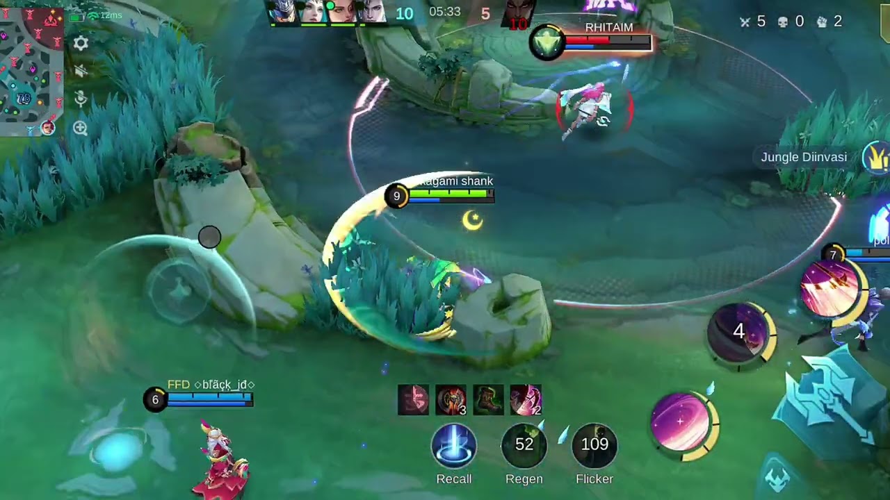 Cara rubby acak acak gameplay lawan,apakah mereka bott!!?? #mobilelegends
