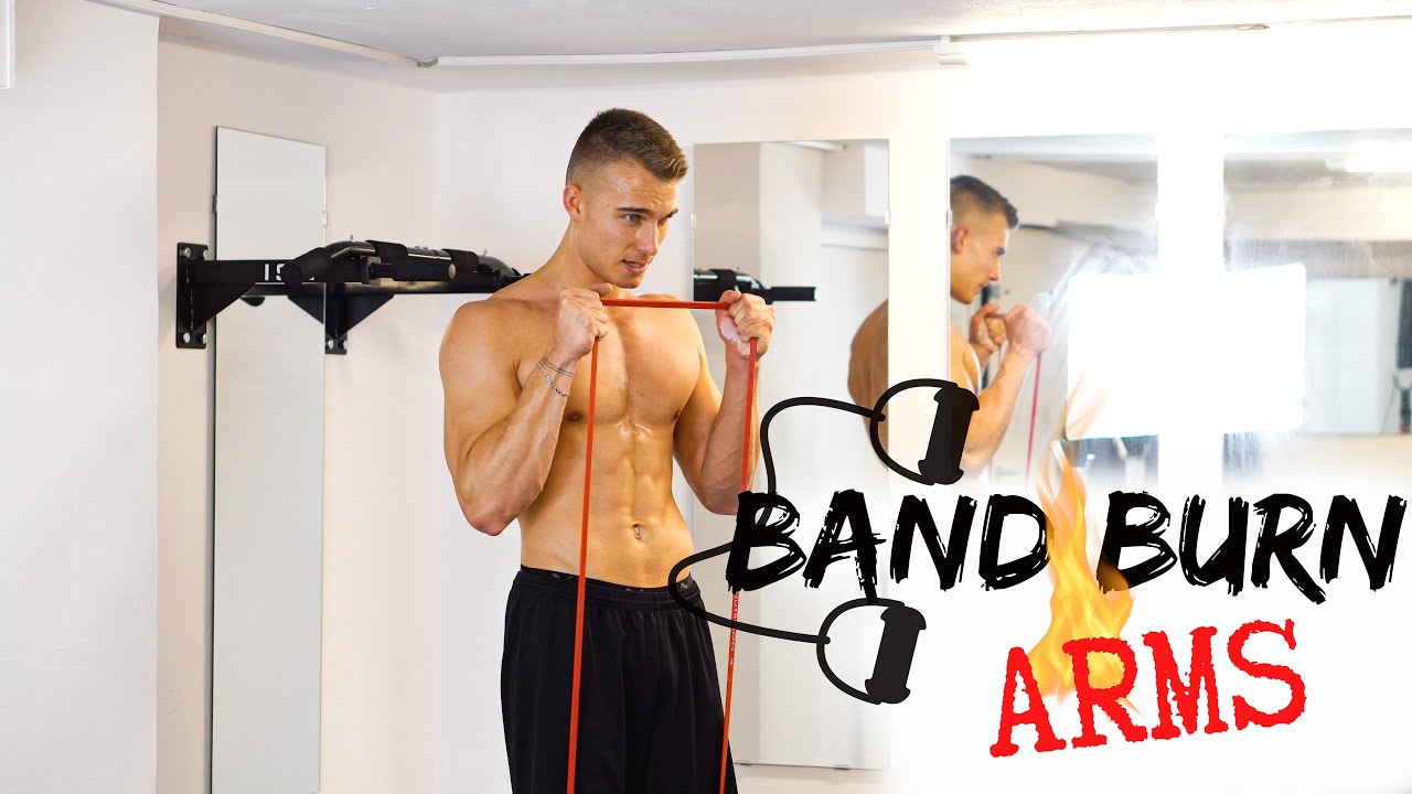 Resistance Band Arm Workout - 6 Übungen Bizeps und Trizeps