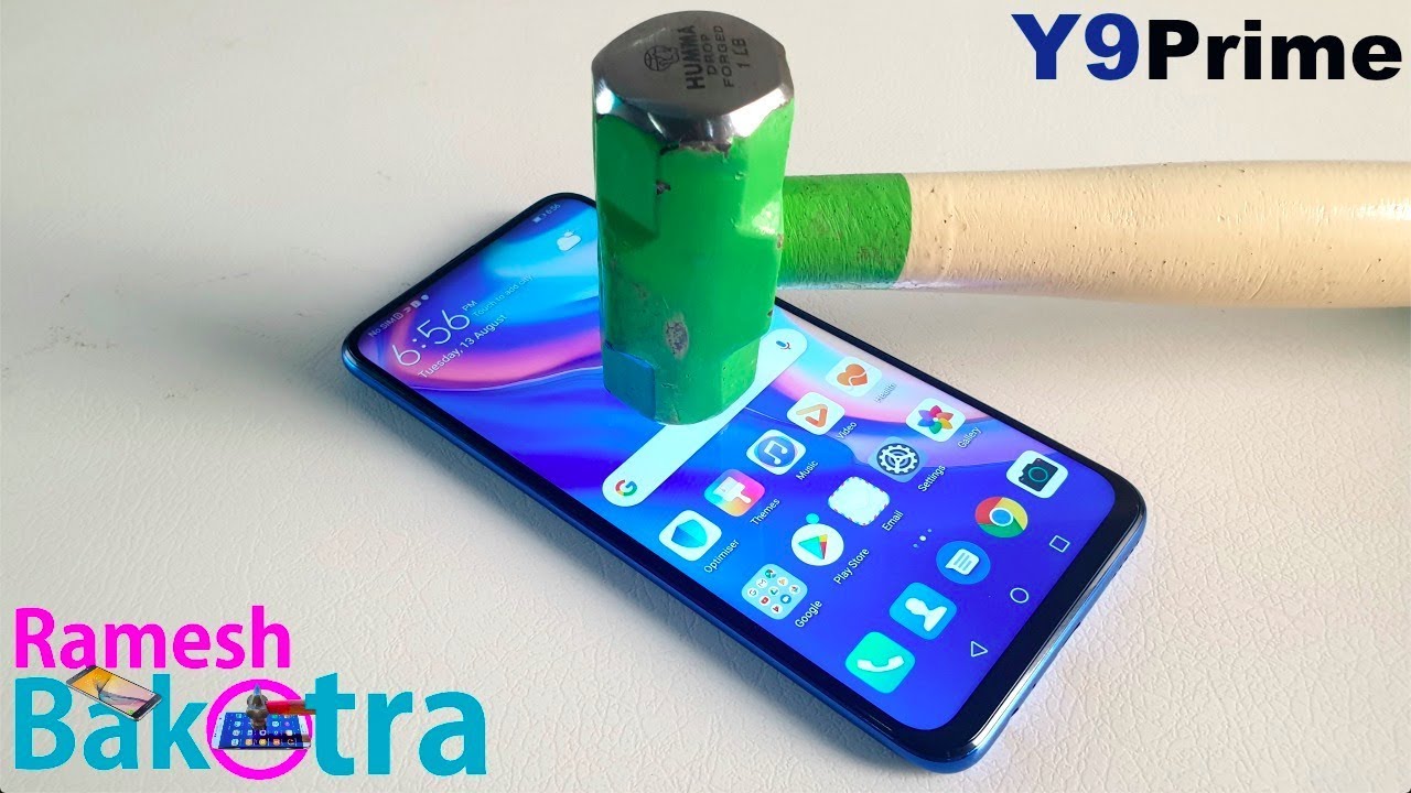 Huawei Y9 Prime 2019 Screen Scratch Test
