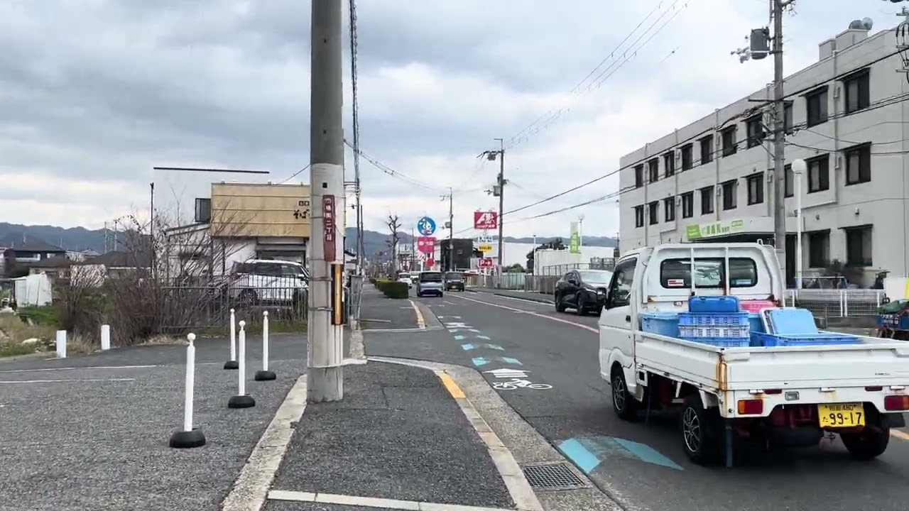 国道26号線からJR日根野駅へ