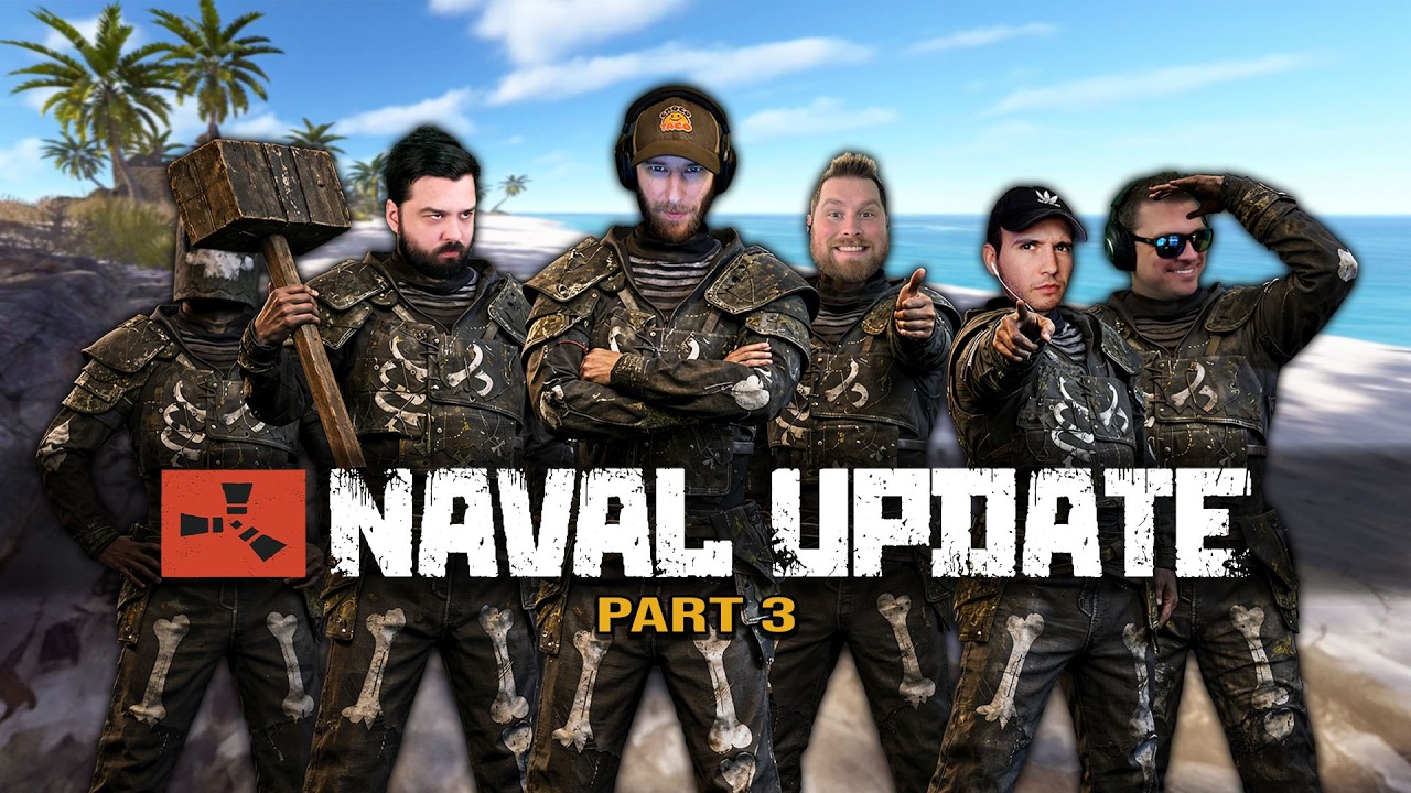 RUST Part 3: Explorations & Naval Battles ft. chocoTaco, Quest, Reid, HollywoodBob, & Halifax