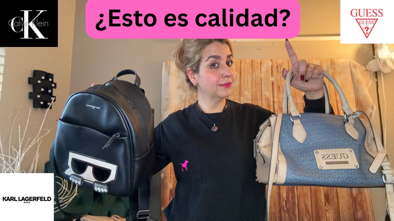 Errores de revendedor: el problema con los bolsos y zapatos de Calvin Klein, Guess, Karl Lagerfeld..