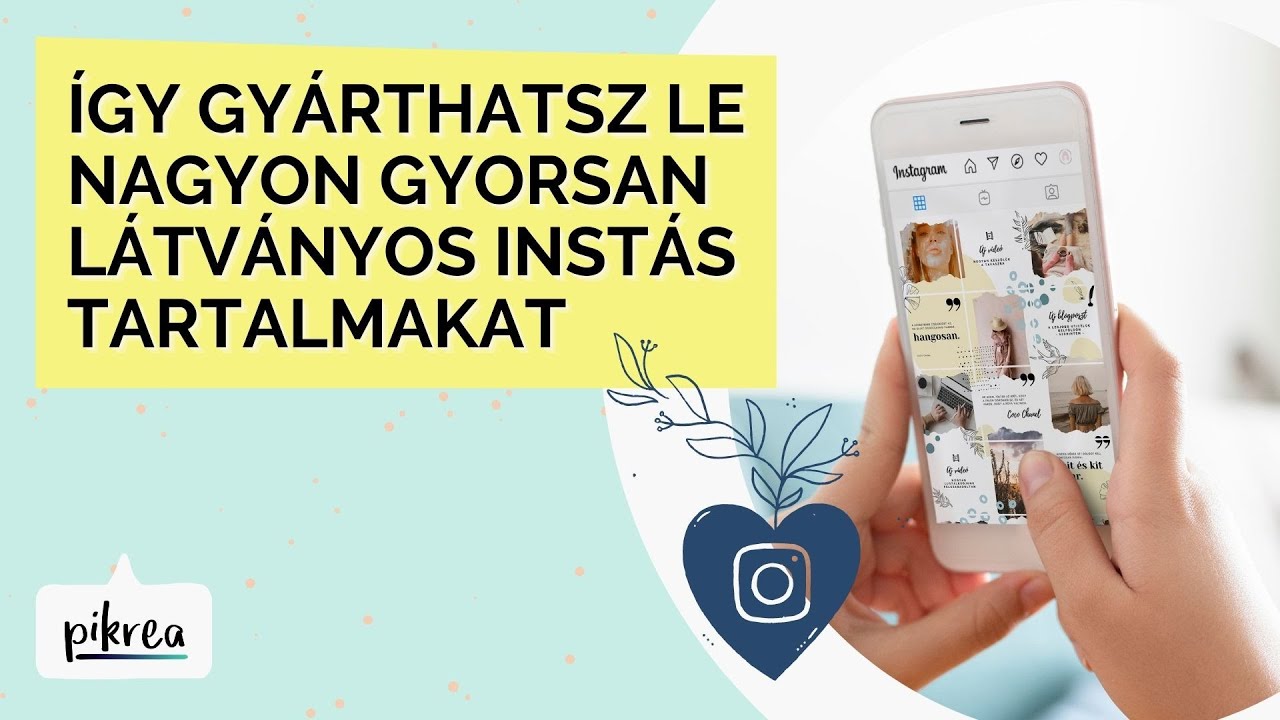2 havi Instatartalom egyetlen délután alatt?! | Pikrea