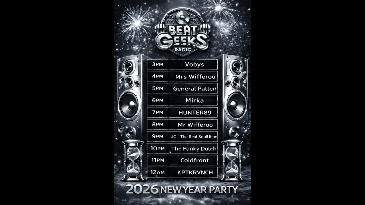 New Year's Eve Drum N Bass party on Beat Geeks Radio #drumandbass #edm