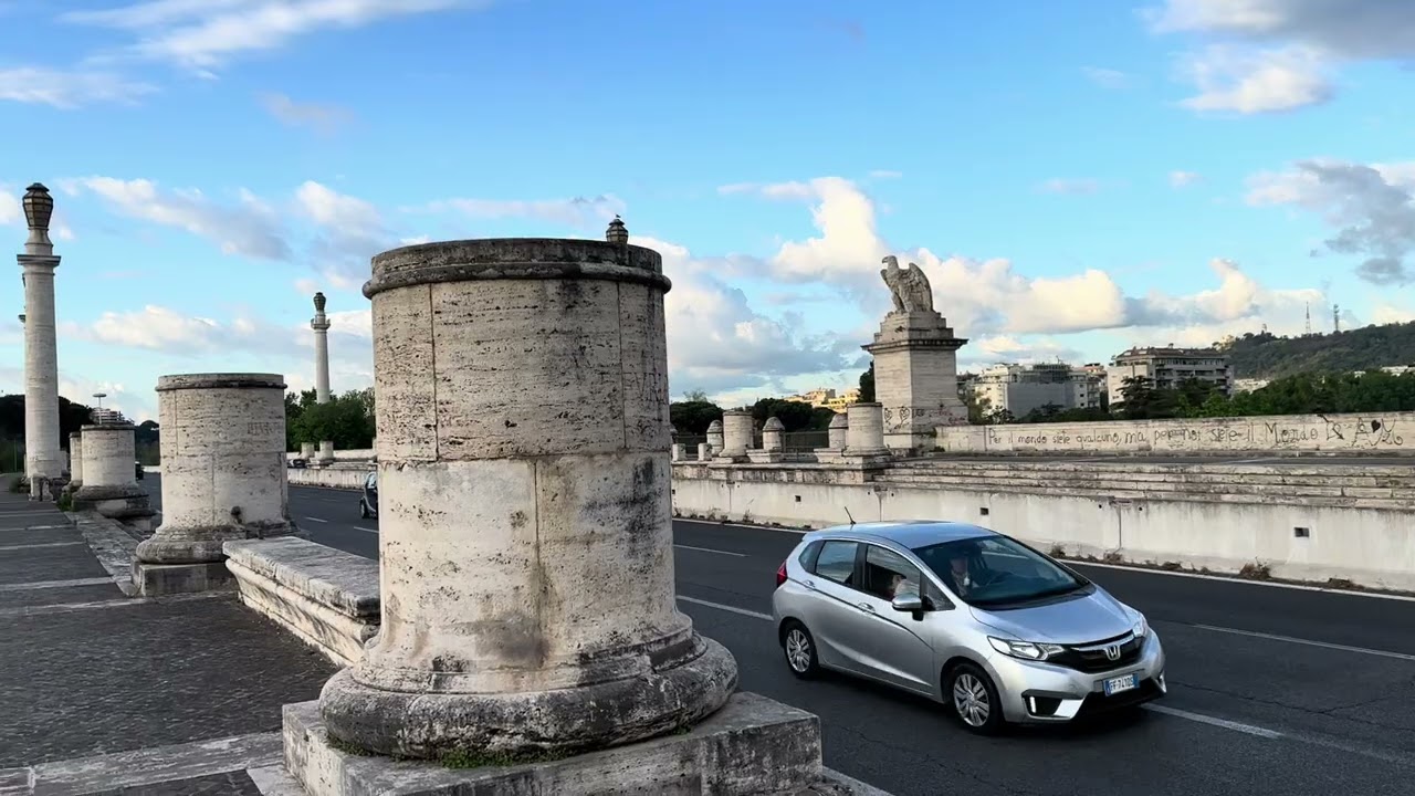 Wonderful PONTE FLAMINIO| Via cassia |beautiful historical bridge| SUBSCRIBE @lalefinieyesroma 😇