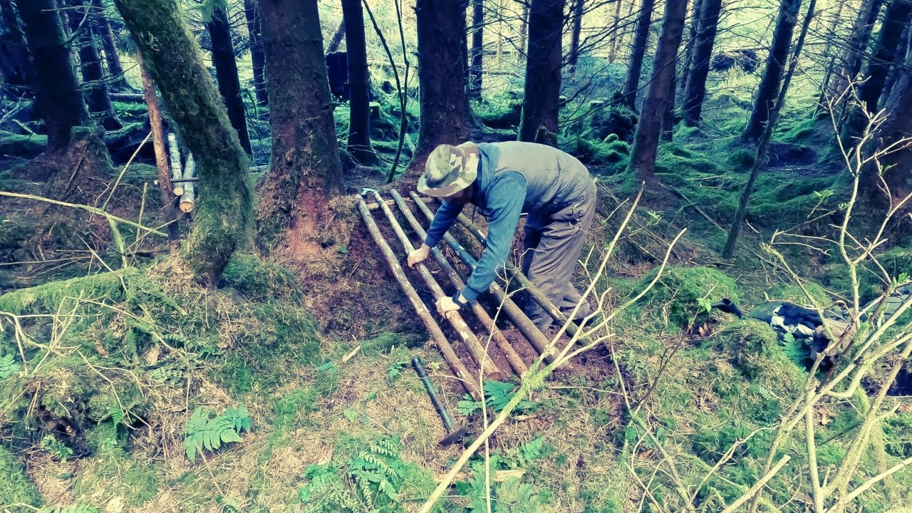 Bushcraft High-Bed Low-Fire Build