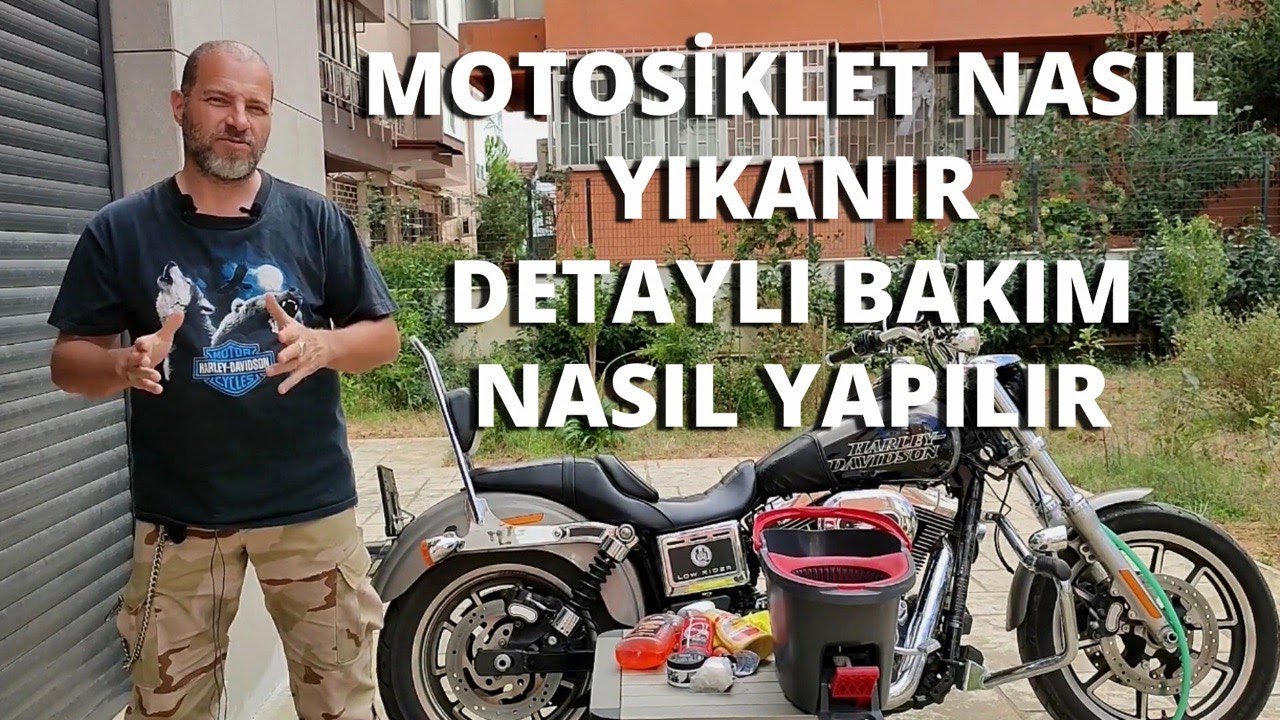 MOTOSİKLET NASIL YIKANIR. (detaylı bakim temizliği  nasıl yaparız). Harley Davidson nasıl yıkanır.