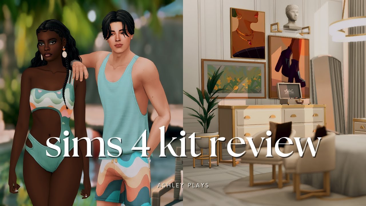 poolside splash & modern luxe kit overview | the sims 4