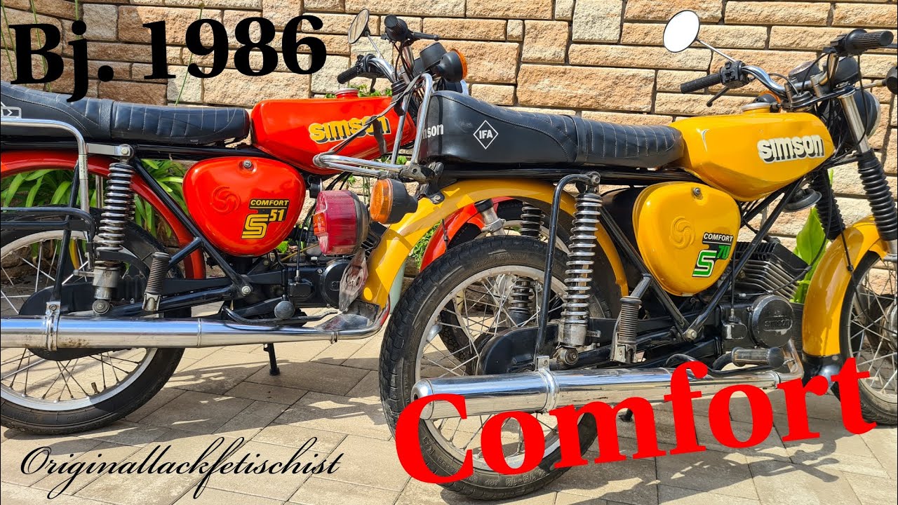 Originallackfetischist - Simson S51 und S70 Comfort Baujahr 1986