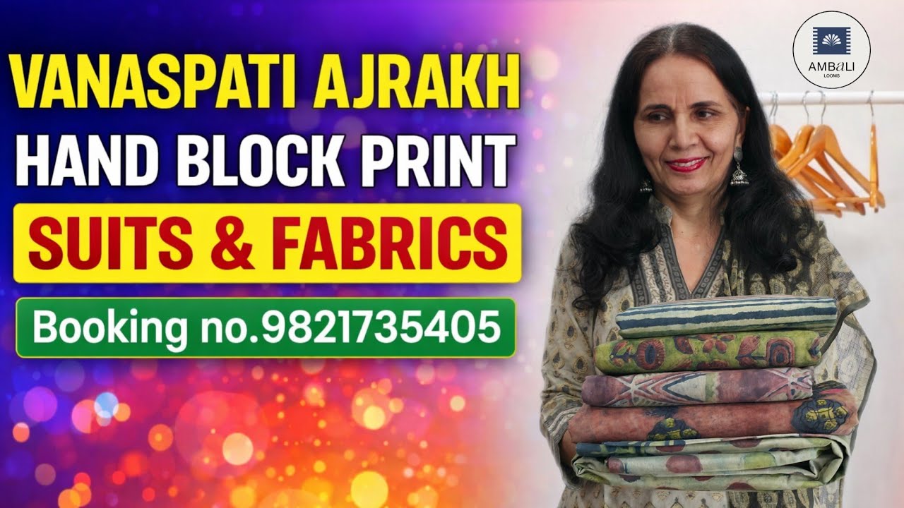 9821735405...Vanaspati ajrakh hand block print suits and fabrics