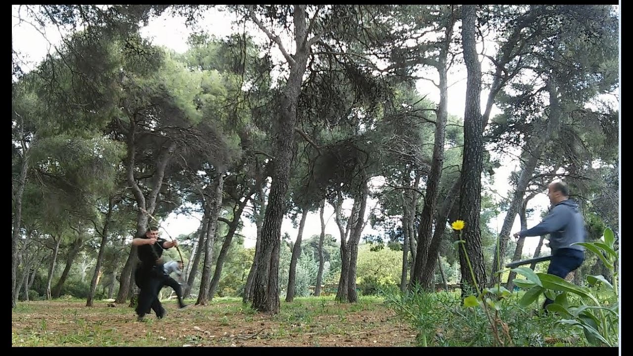 Action combat archery training day. Bonus HEMA fight videos.