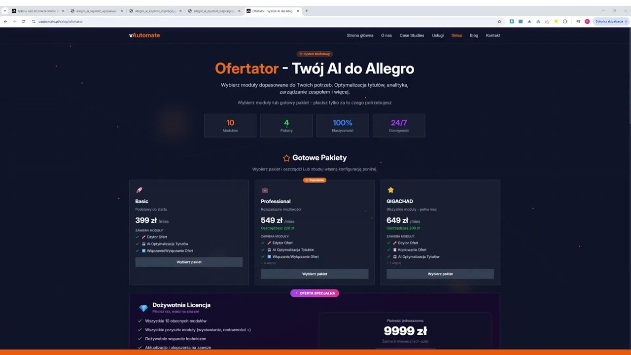 AI Allegro Agent - sztuczna inteligencja na Allegro