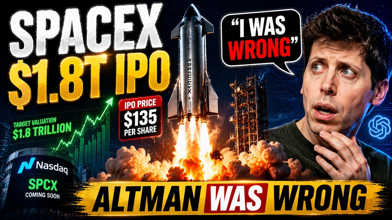 Tech Daily #ЭП29 &mdash; IPO SpaceX на $1,8 трлн + Сэм Альтман признал свою ошибку (11 июня 2026 г.)