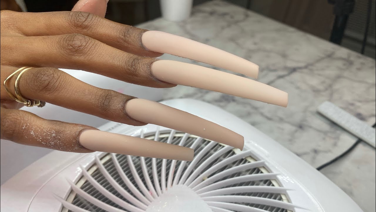 Watch me do nails | Extendo acrylic nails | Nail tutorial | How to do long nails | Natali Carmona