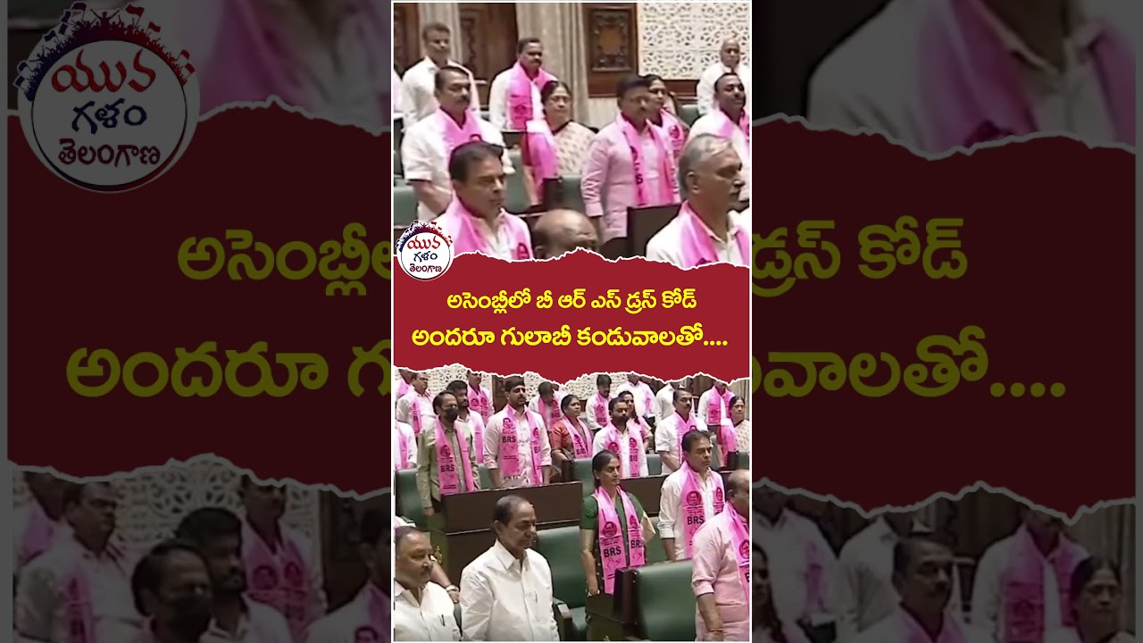 BRS Leaders Dress Code In Telangana Assembly | #kcr | #ktr | #revanthreddy | #telangananews