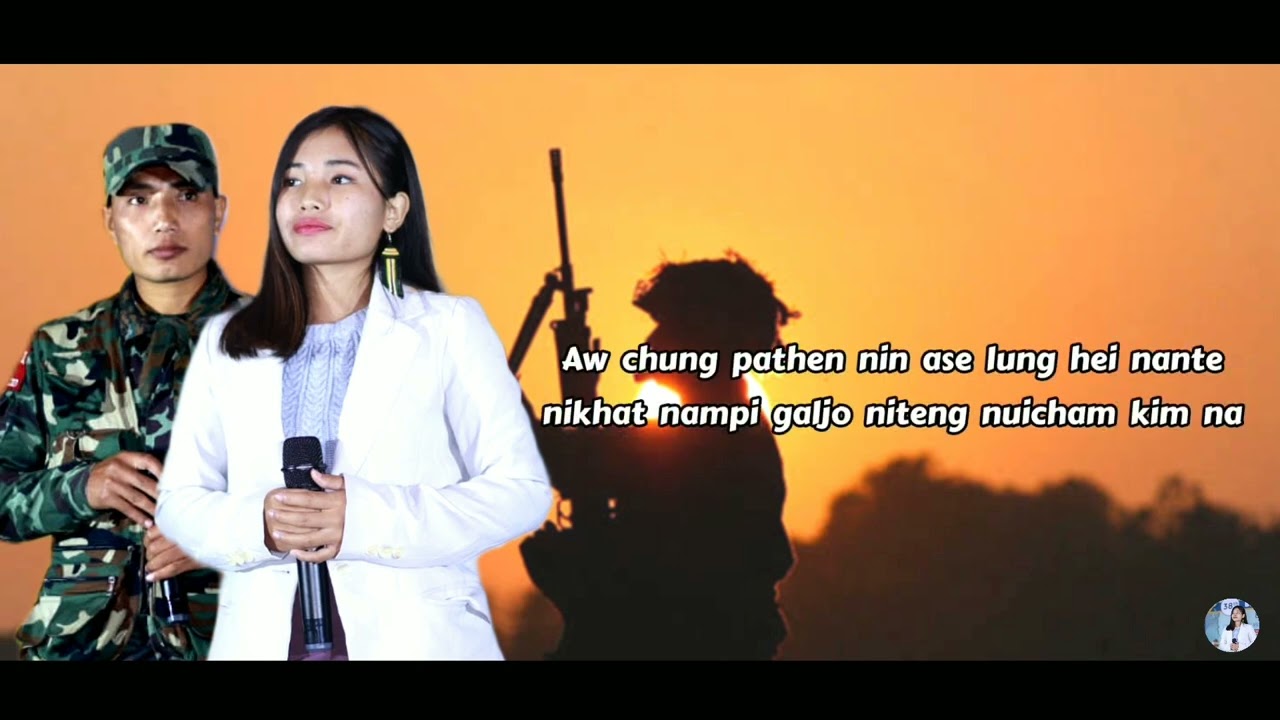 NAM SEPAI HINKHO || MICHEAL KIPGEN & HAHAT THIEK ( LYRICS VIDEO)