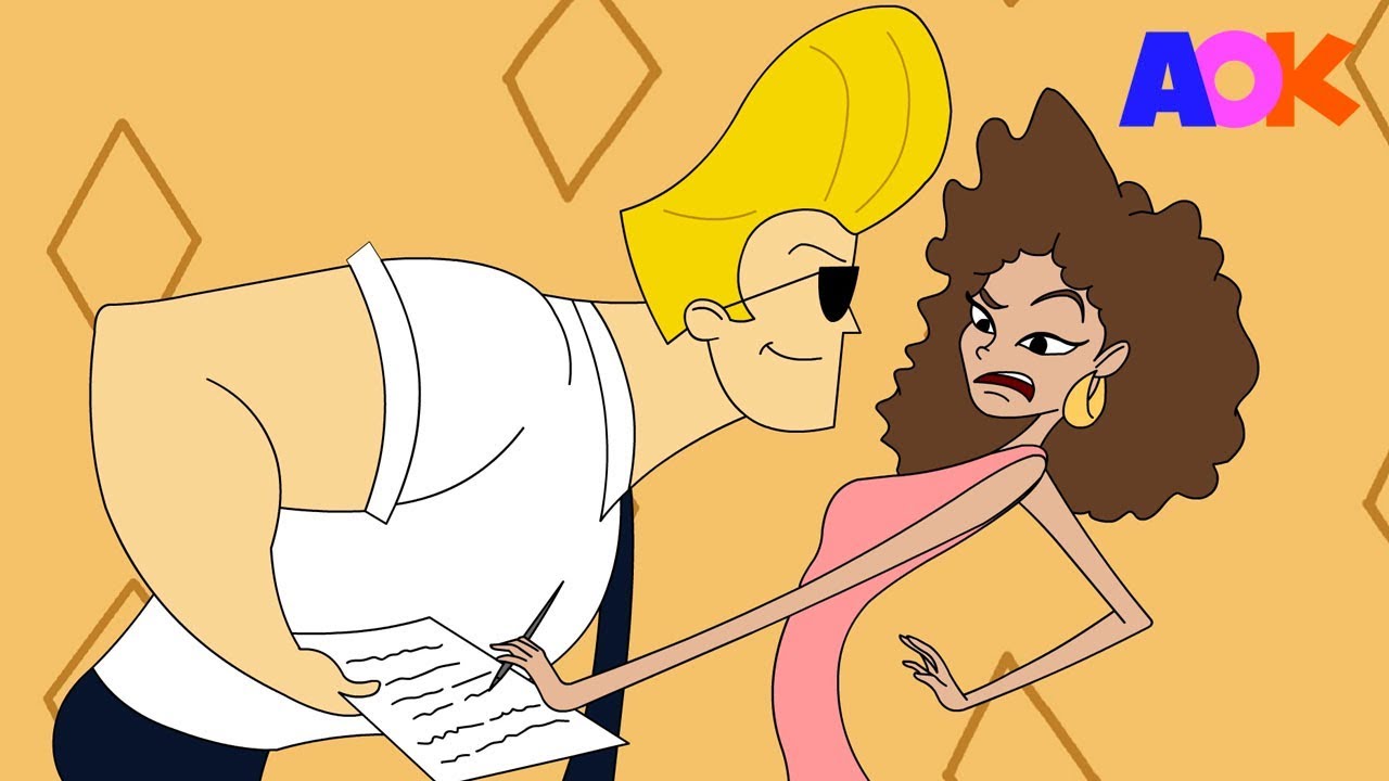 IF JOHNNY BRAVO WORKED IN AN OFFICE (PARODY)