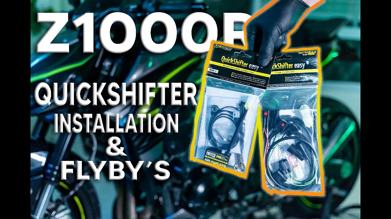 Z1000R Quickshifter Installtion ,Flybys and Wheelies!