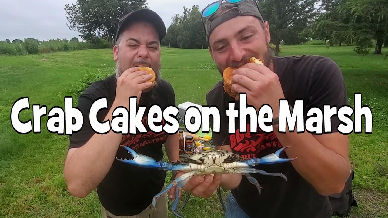 CRAB CAKES on the MARSH | Recipe | BBQ Pit Boys