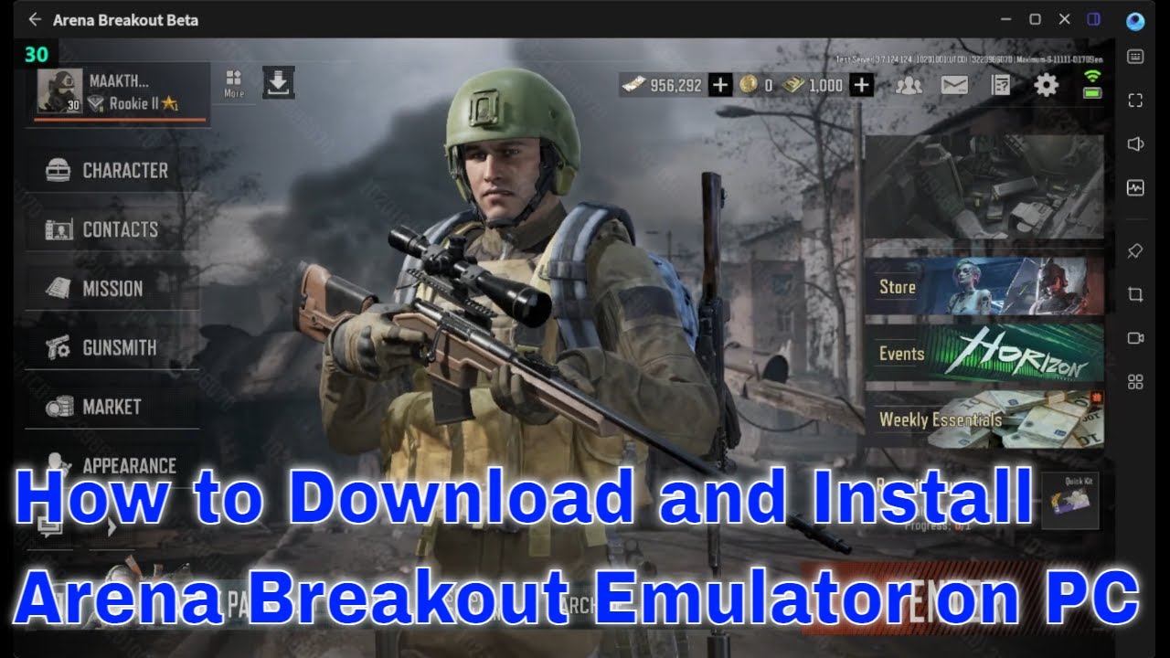 How to Download and Install Arena Breakout Emulator Test on PC | MAAKTHUNDER