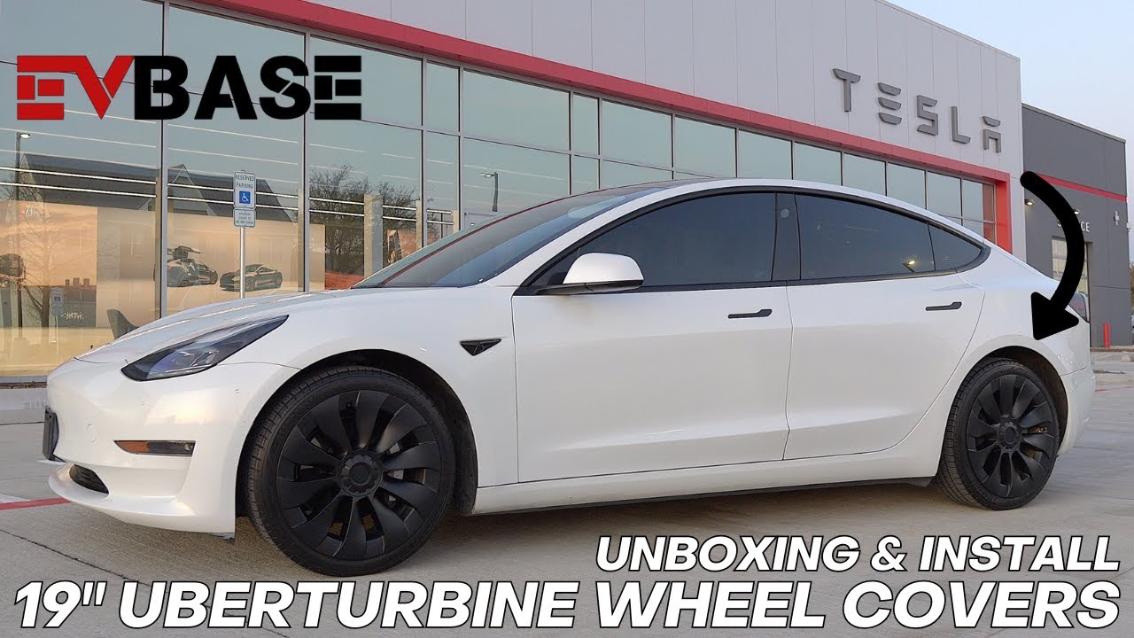Tesla Model 3 - EVBase Uberturbine 19” Wheel Covers
