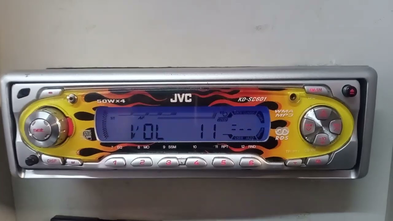 JVC KD-SC601 tzw. Płomienie Radio Samochodowe  Prezentacja Car Audio 
