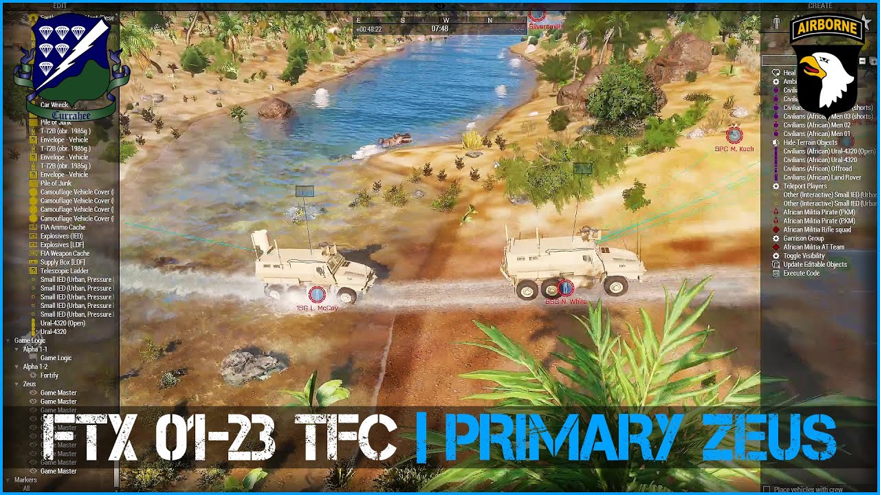 Primary Zeus | FTX 01-23 TFC | 506th IR ArmA 3