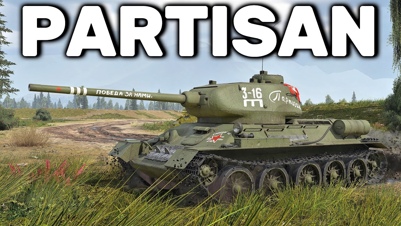 T-34-85 “Partisan” Gameplay | War Thunder