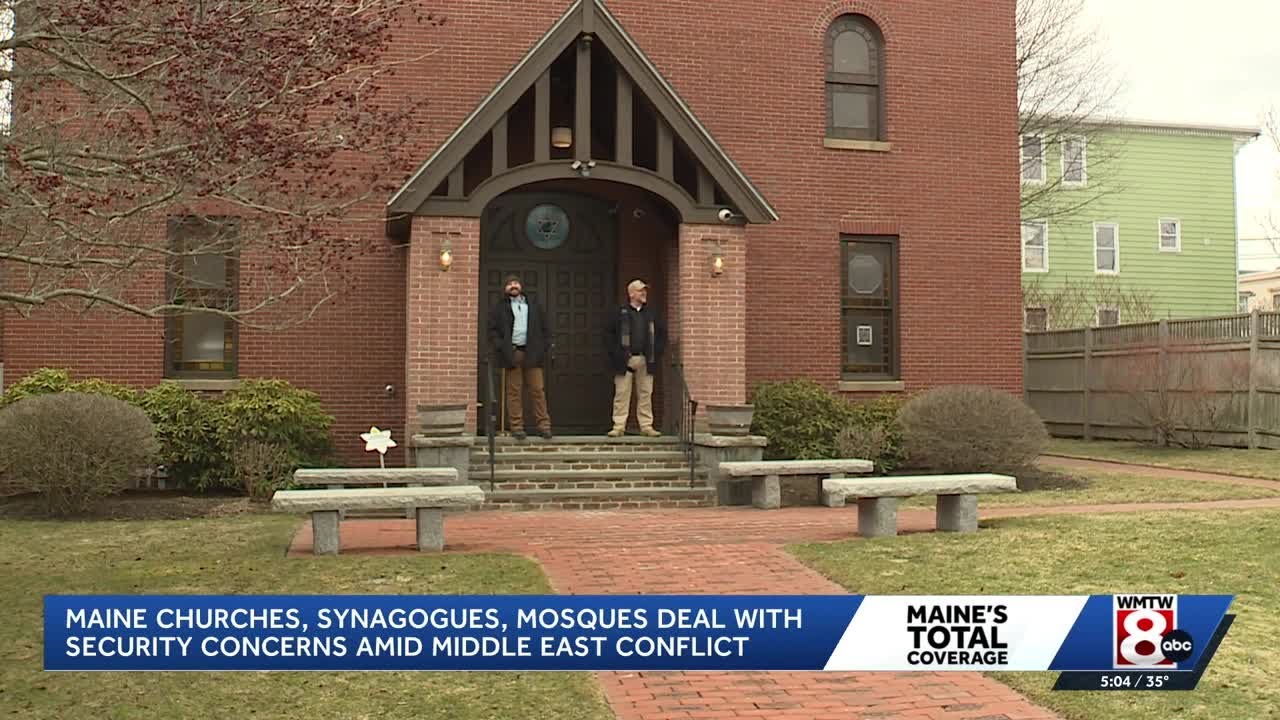 Maine's places of worship tackle security risks during Middle East conflict