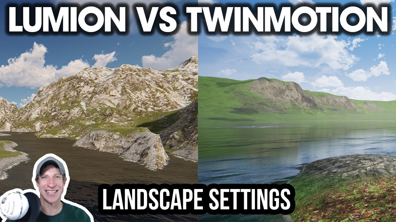 LUMION VS TWINMOTION - Landscape Tools and Interface Comparison