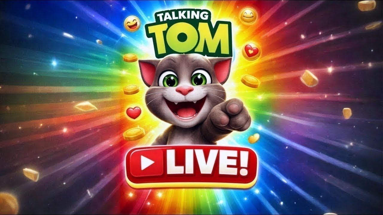 talking tom is live #talkingtom
