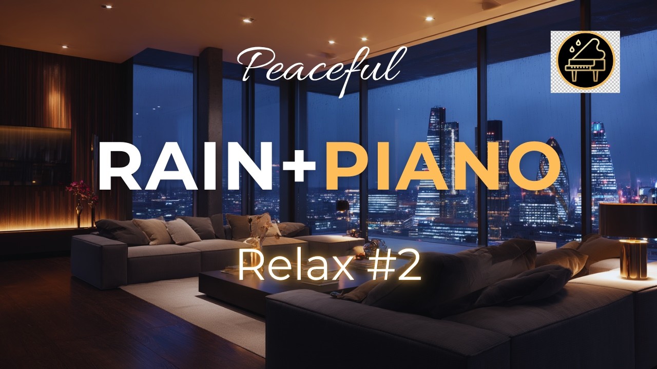 1 Hour Rain & Piano | Deep Relaxation & Peaceful Piano Music 🌧️🎹